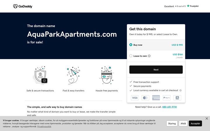 Screenshot of aquaparkapartments.com