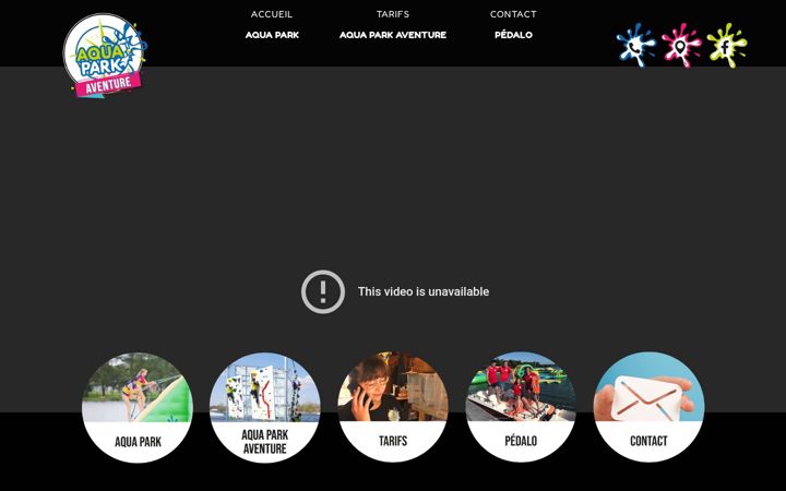 Screenshot of aquaparkaventure.com