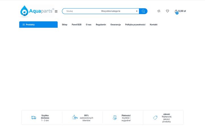 Screenshot ta' aquaparts.pl