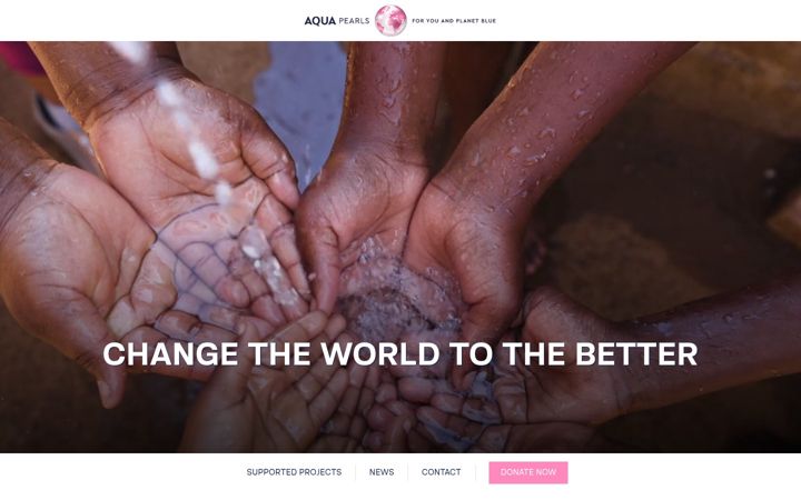 Screenshot of aquapearls.org