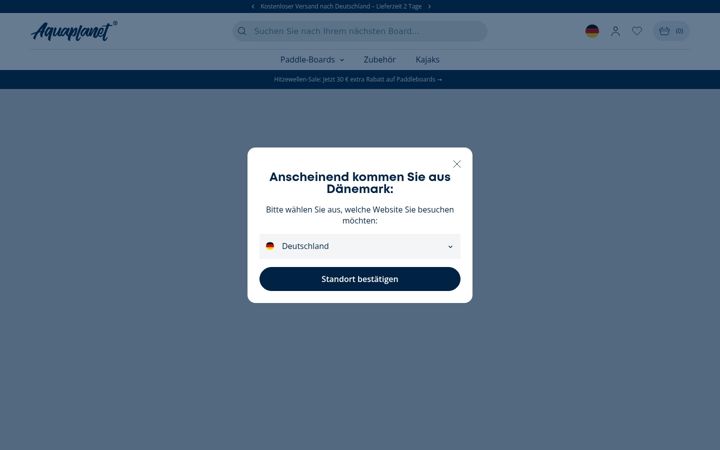 Screenshot ta' aquaplanetsports.de