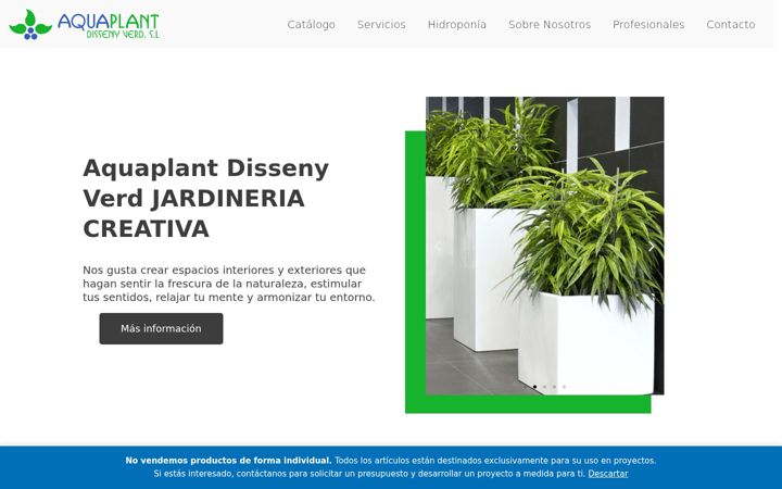 Snímek obrazovky aquaplant.es