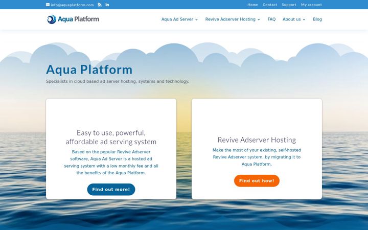 Screenshot di aquaplatform.com