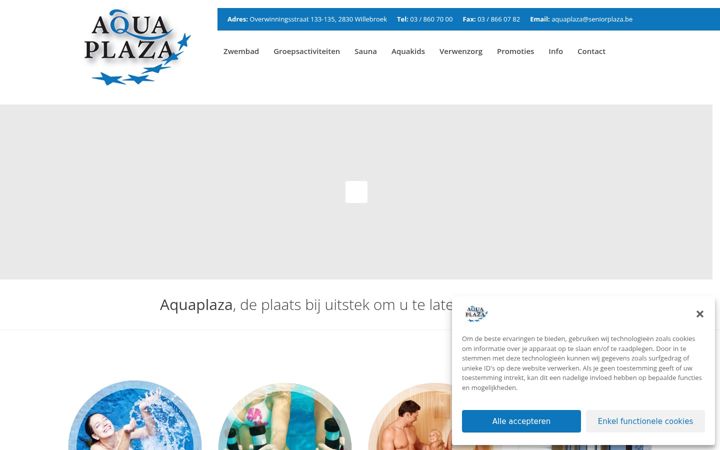 Screenshot of aquaplaza.be