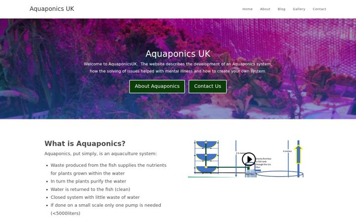 Snímek obrazovky aquaponicsuk.co.uk