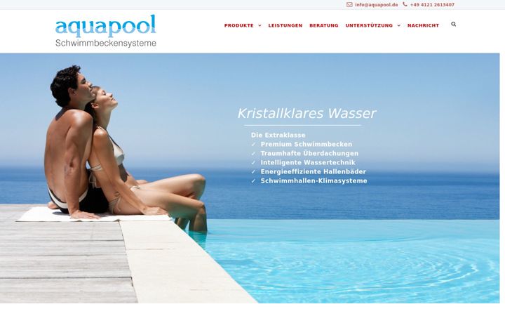 Screenshot of aquapool.de