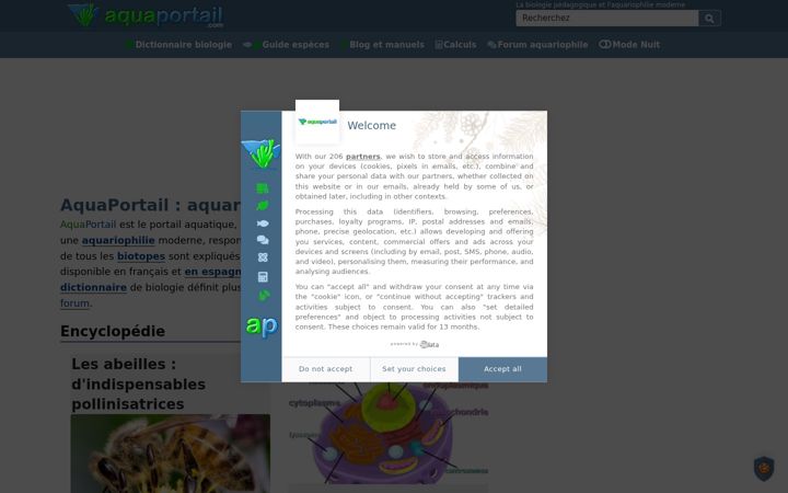 Screenshot of aquaportail.com