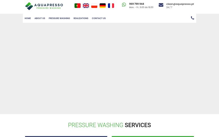 Screenshot of aquapresso.pt
