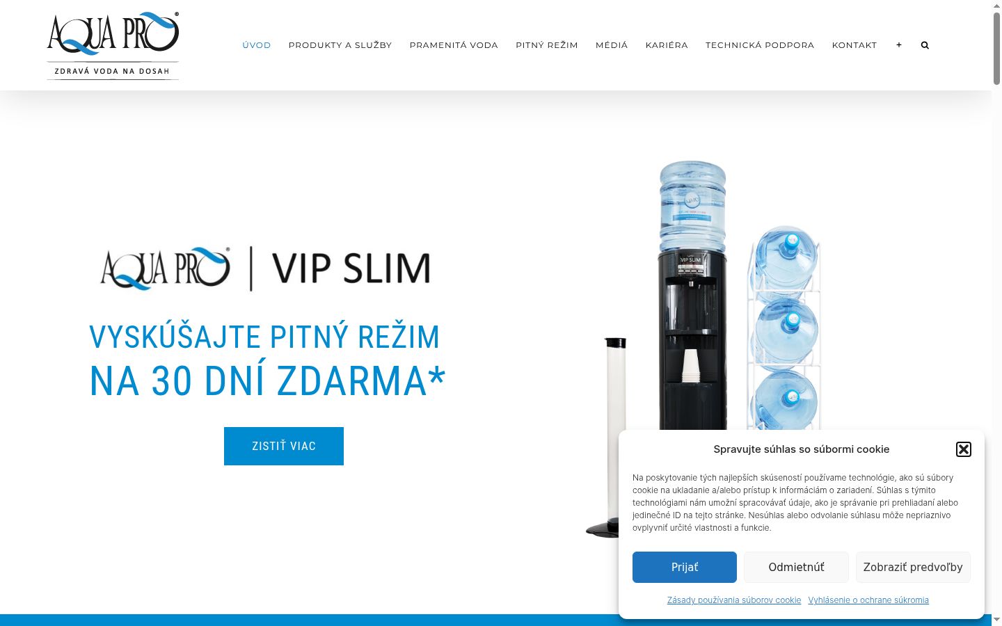 Screenshot tal-banner tal-kunsens muri qabel kwalunkwe interazzjoni