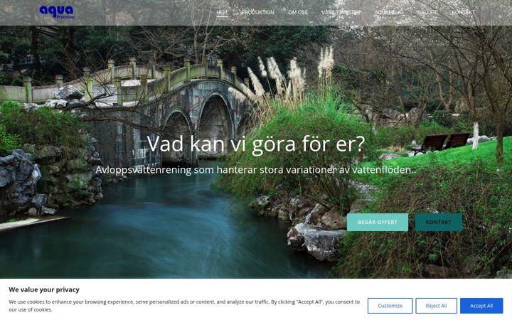 Screenshot of aquaprocesser.se