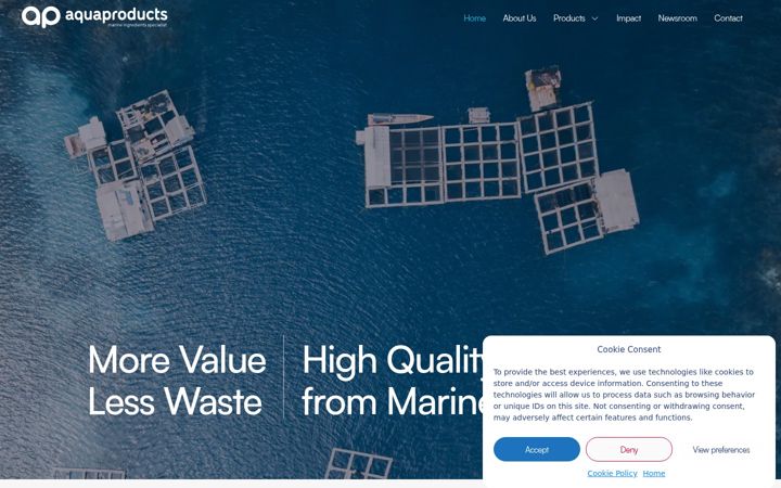 Screenshot of aquaproducts.org