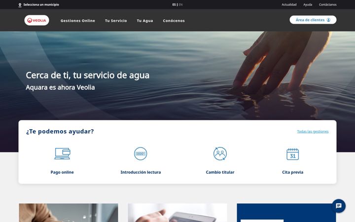 Screenshot of aquara.es