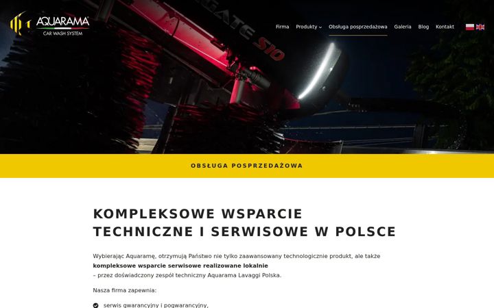 Screenshot of aquarama.pl