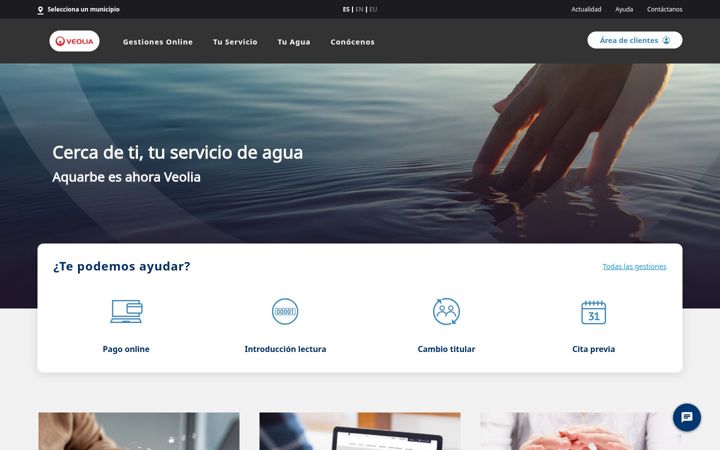 Screenshot of aquarbe.es