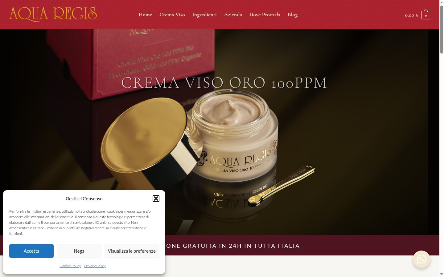 Screenshot tal-banner tal-kunsens muri qabel kwalunkwe interazzjoni