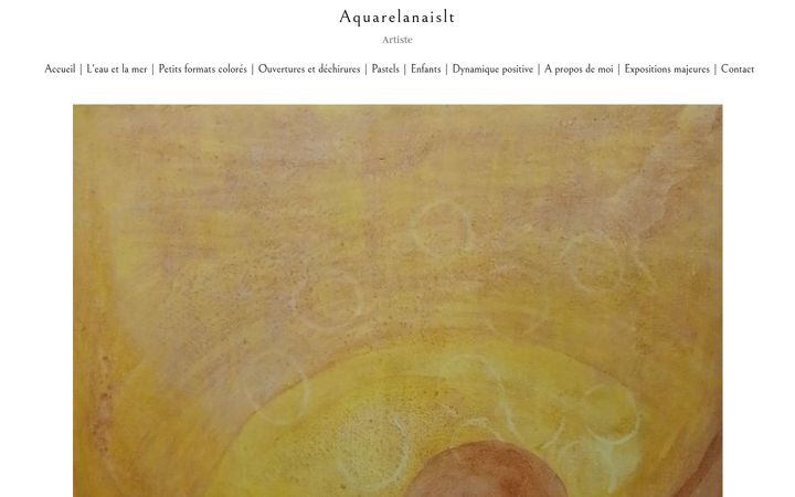 Screenshot of aquarelanaislt.com