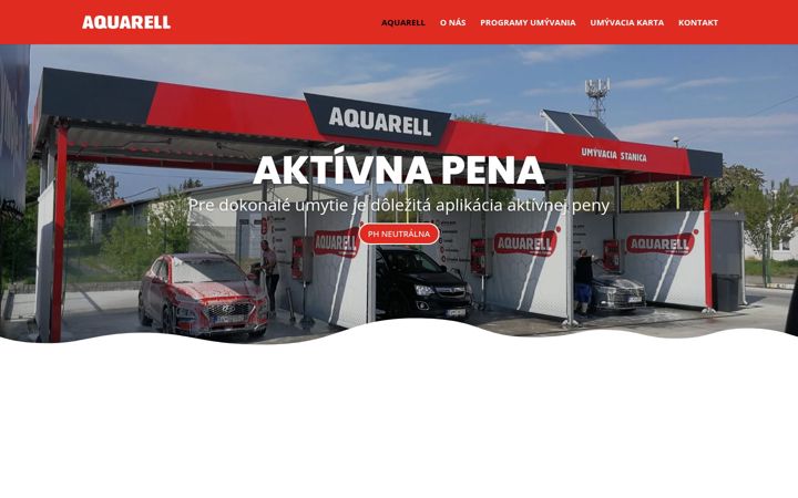 Screenshot of aquarell.sk