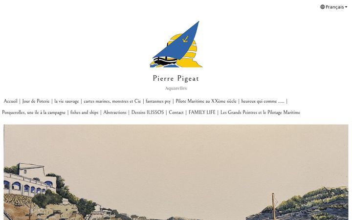 Screenshot of aquarellesp-a-pigeat.com