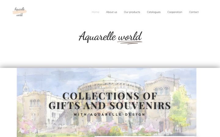 Screenshot of aquarelleworld.eu