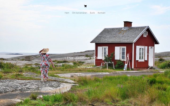 Screenshot of aquarellisten.se