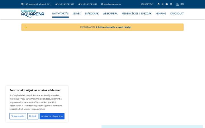 Screenshot ta' aquarena.hu