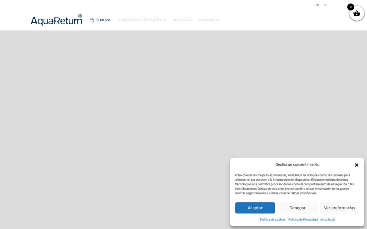 Screenshot van aquareturn.com
