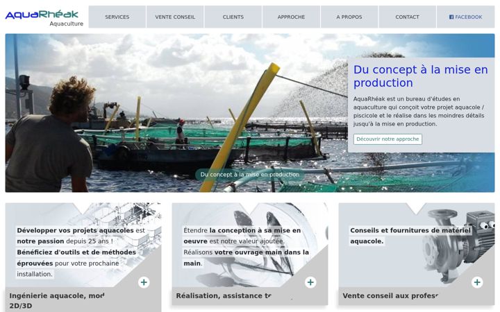 Screenshot of aquarheak.com