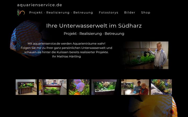 Screenshot von aquarienservice.de