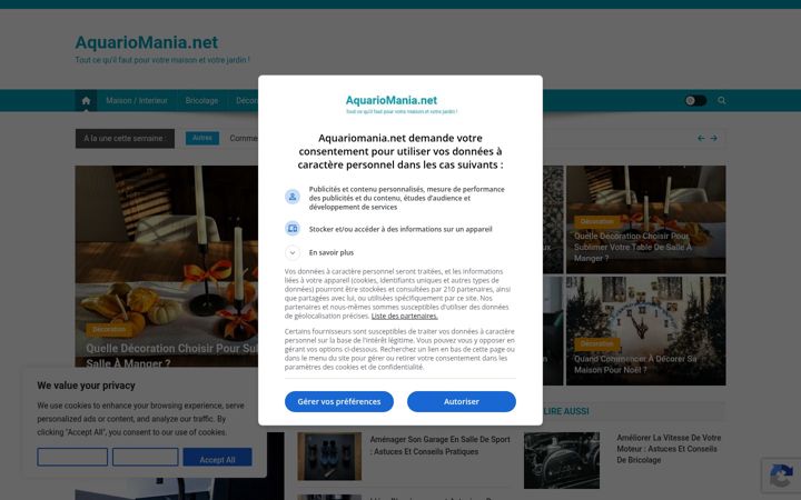 Screenshot of aquariomania.net