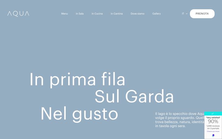 Screenshot of aquaristorante.eu