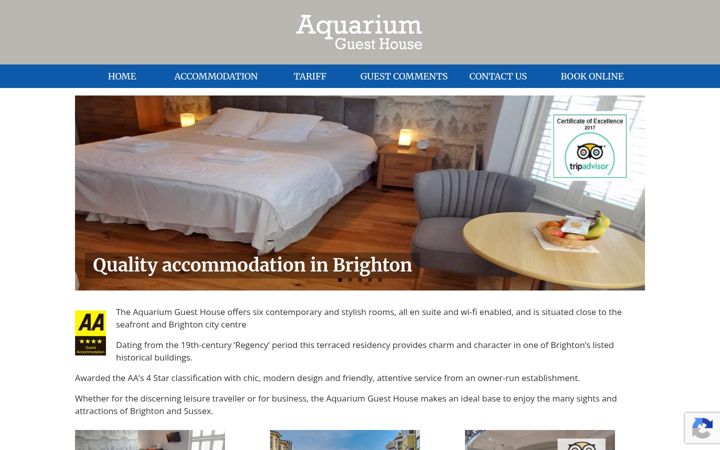 Ekrano kopija aquarium-guesthouse.co.uk