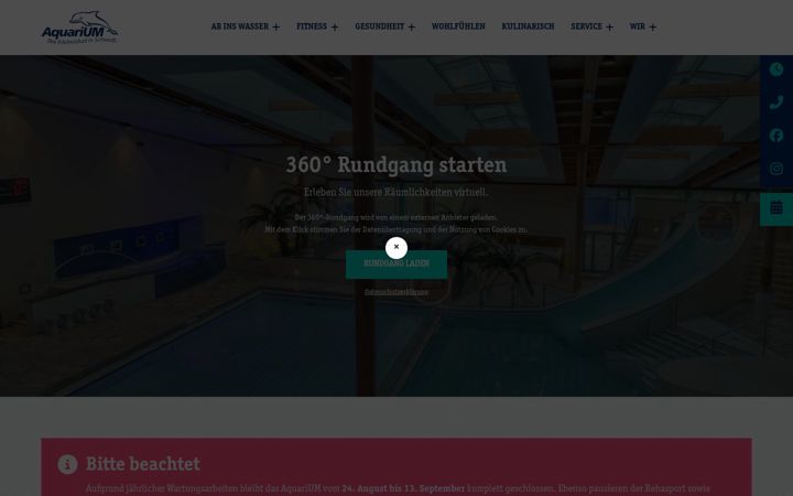 Screenshot di aquarium-schwedt.de