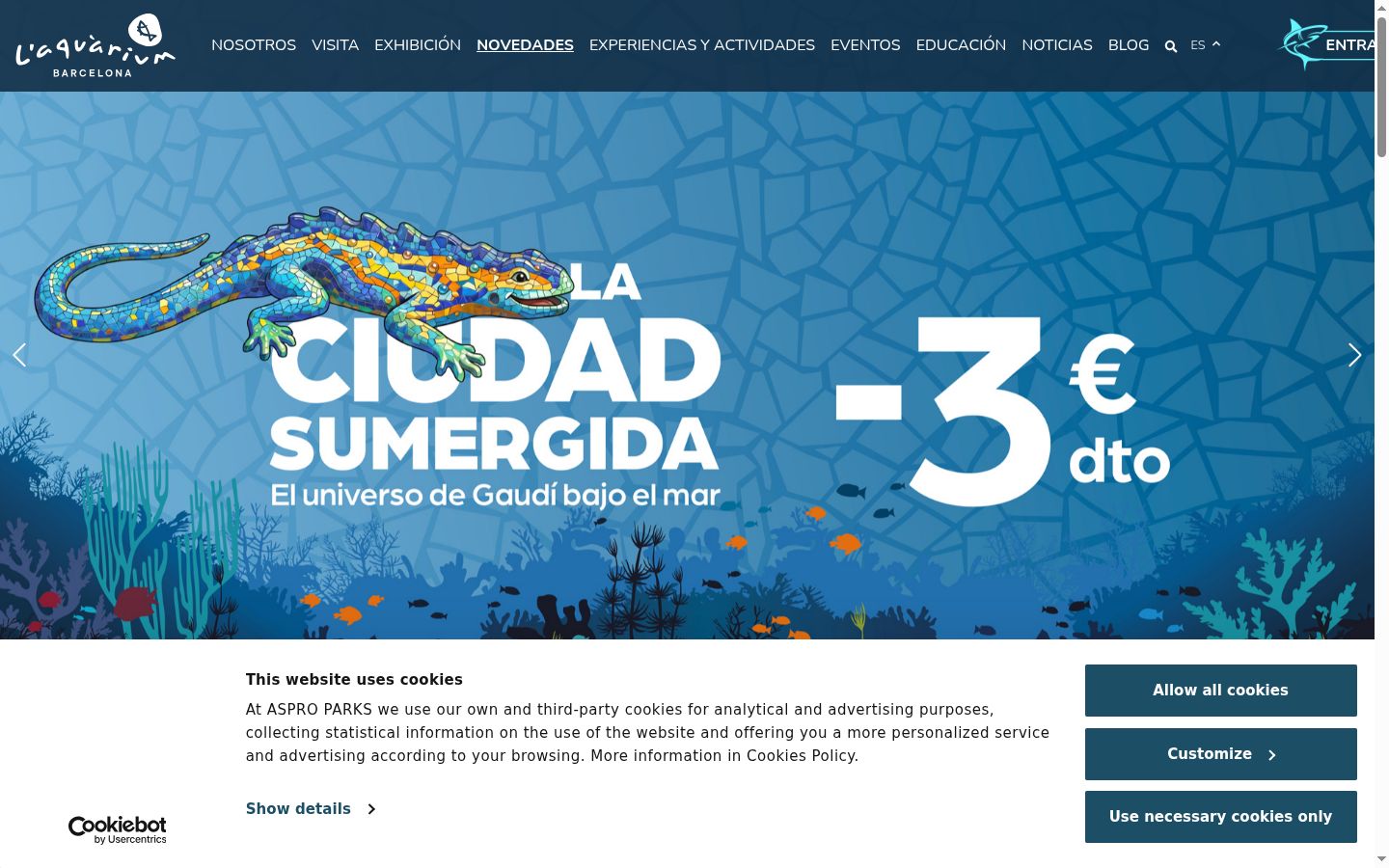 Screenshot tal-banner tal-kunsens muri qabel kwalunkwe interazzjoni
