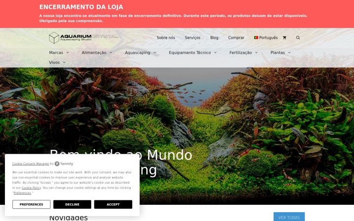 Screenshot di aquariumcrystal.com