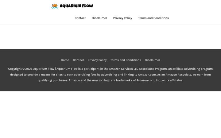 Screenshot of aquariumflow.com