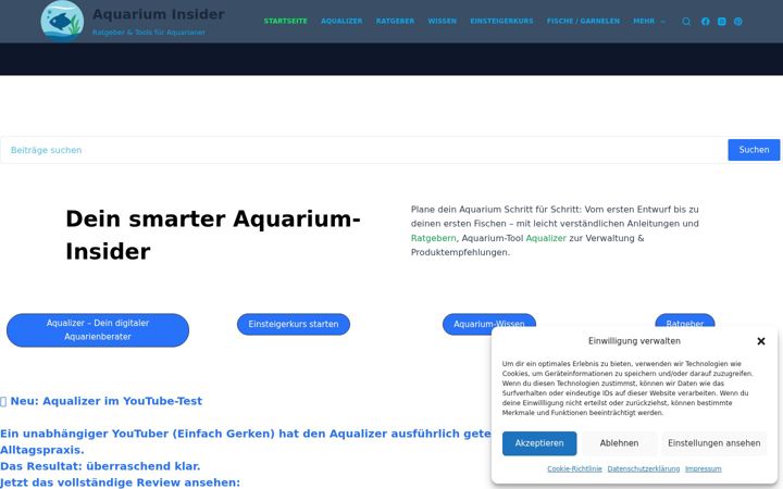 Screenshot di aquariuminsider.de