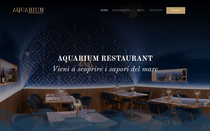 Screenshot di aquariumrestaurant.it