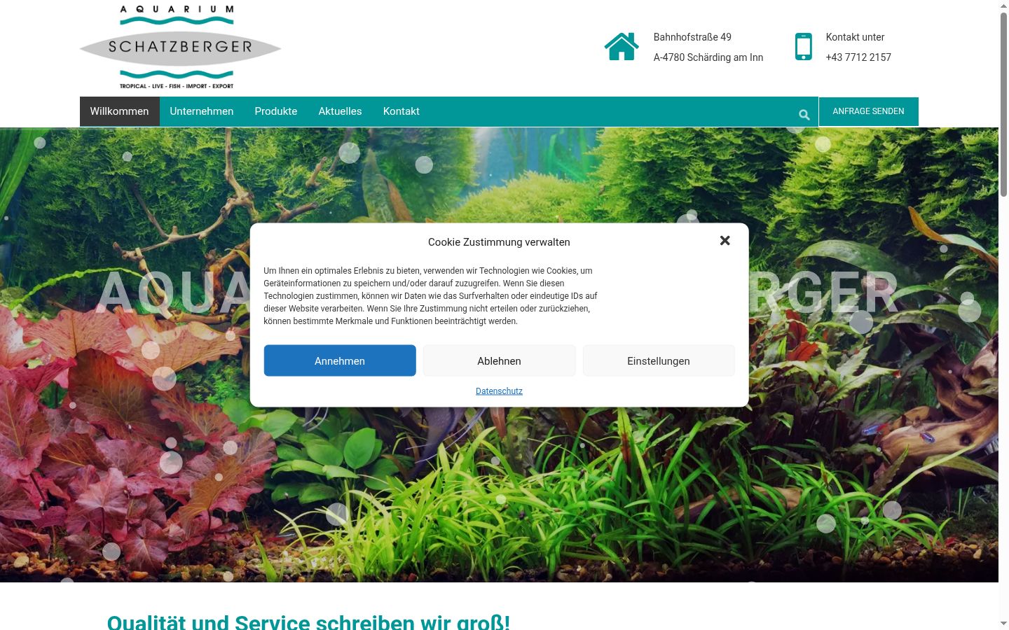 Sutikimo reklamjuostės, rodytos prieš bet kokią sąveiką, ekrano kopija