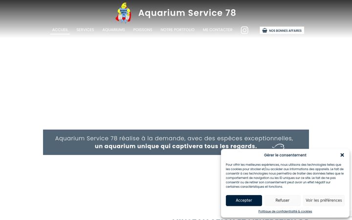 Screenshot of aquariumservice78.fr
