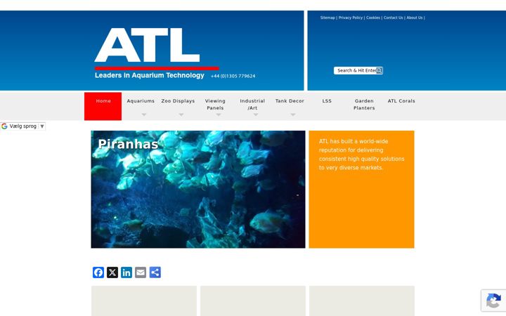 Screenshot of aquariumtechnology.com