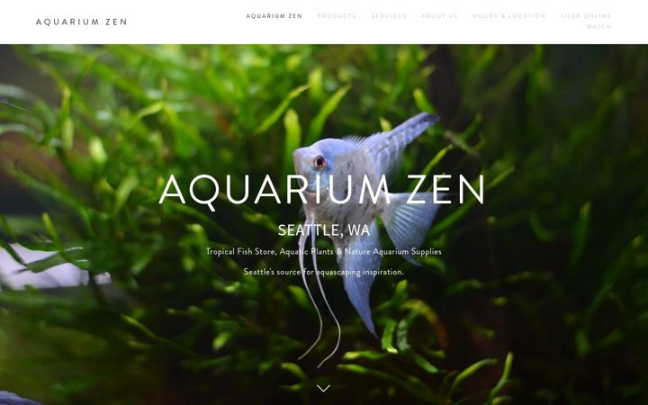 Screenshot of aquariumzen.net