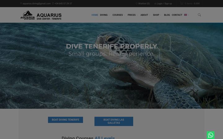 Ekrano kopija aquarius-divingtenerife.com