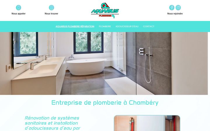Screenshot of aquarius-plomberie.fr