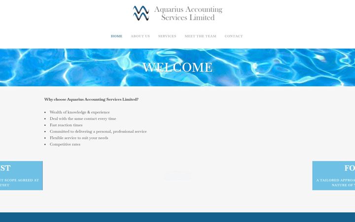 Screenshot of aquariusaccounting.gg