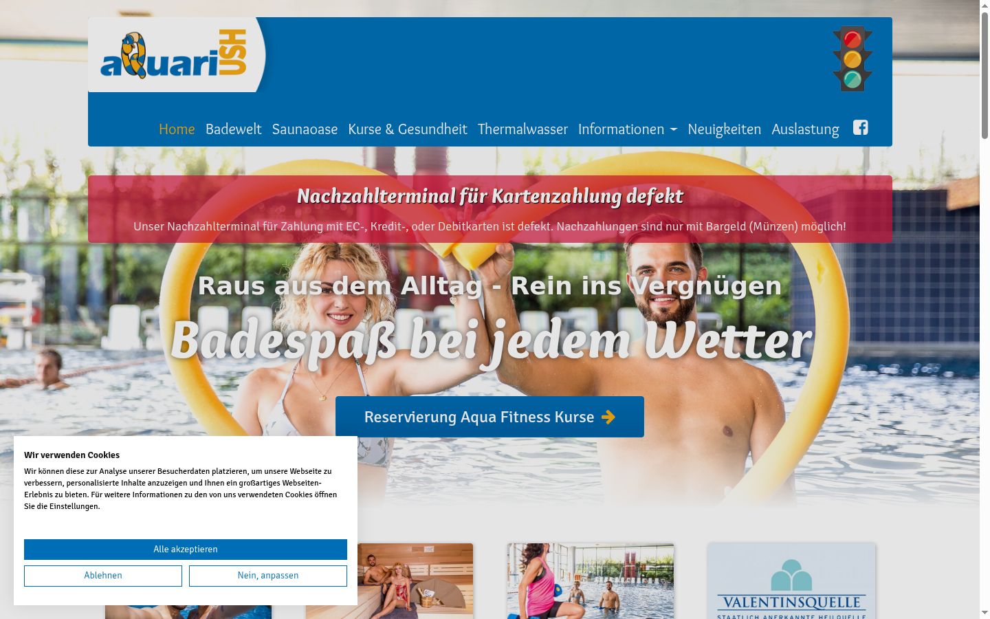 Screenshot tal-banner tal-kunsens muri qabel kwalunkwe interazzjoni