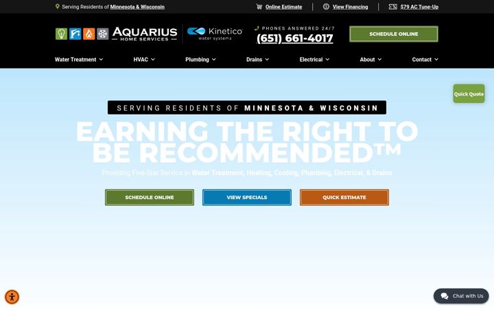 Zrzut ekranu aquariushomeservices.net
