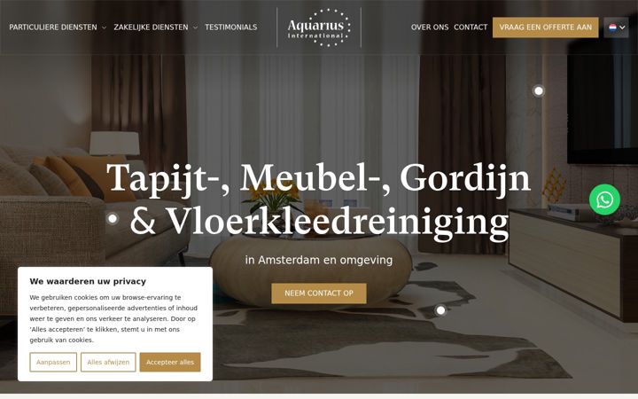 Zrzut ekranu aquariusinternational.nl
