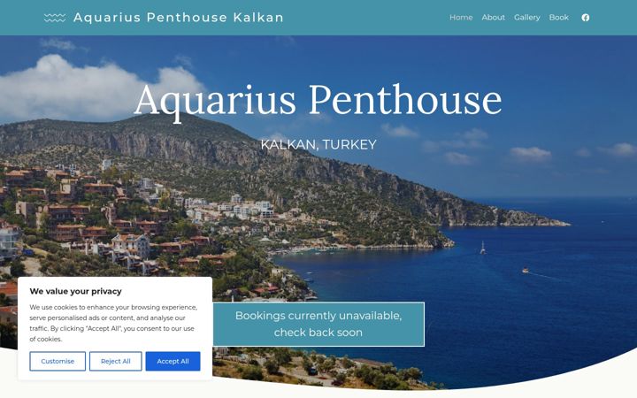 Zrzut ekranu aquariuspenthousekalkan.com