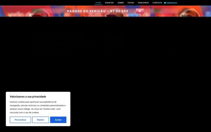 Screenshot of aquariusproducoes.com.br