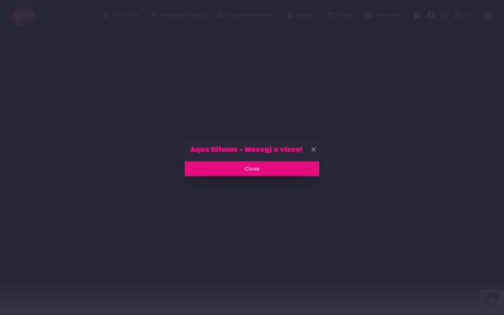 Screenshot ta' aquariusspa.hu